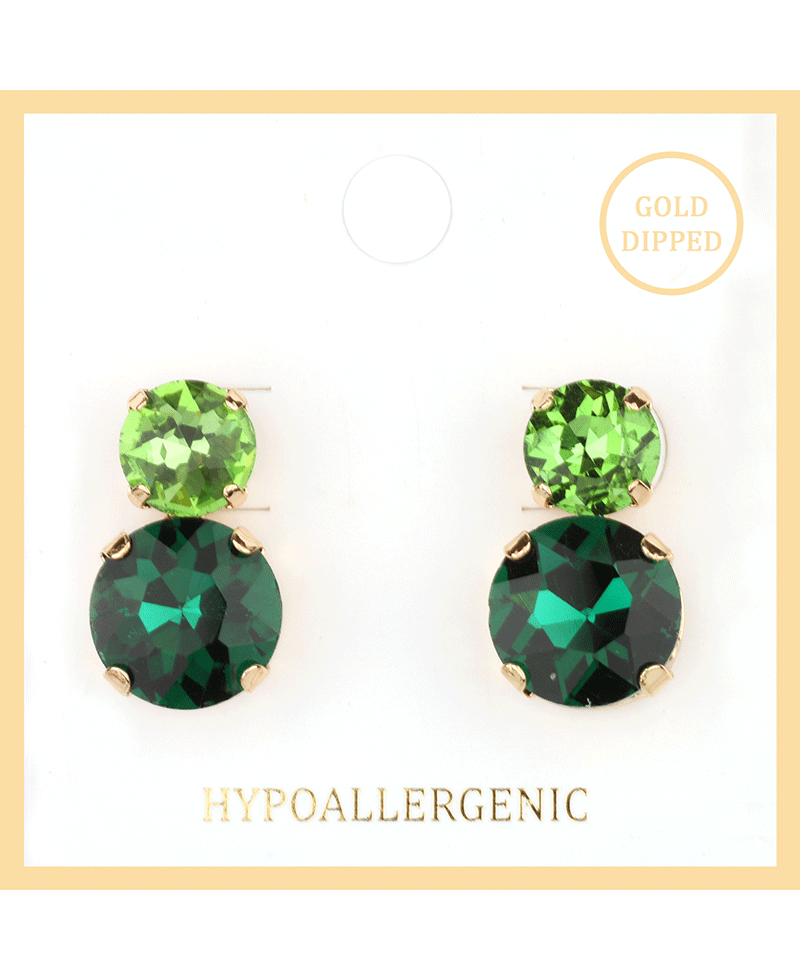 Rhinestone Post Earring