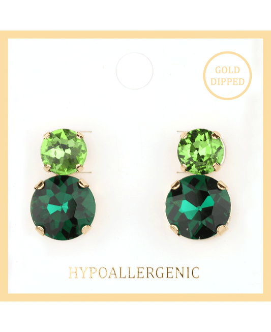 Rhinestone Post Earring