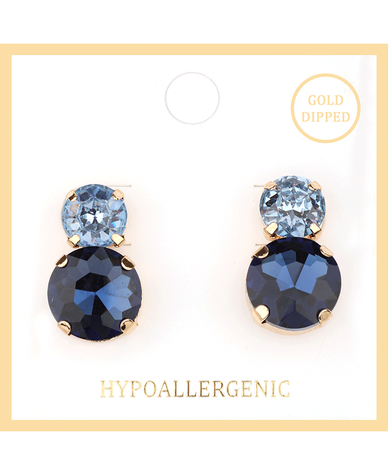 Rhinestone Post Earring