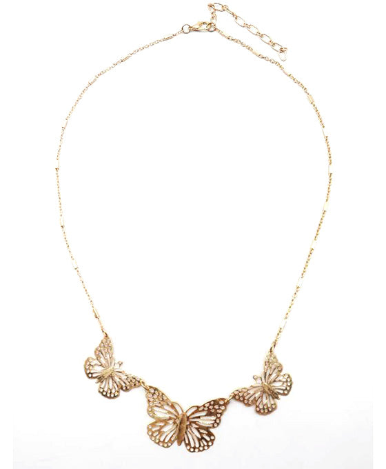 Butterfly Metal Necklace