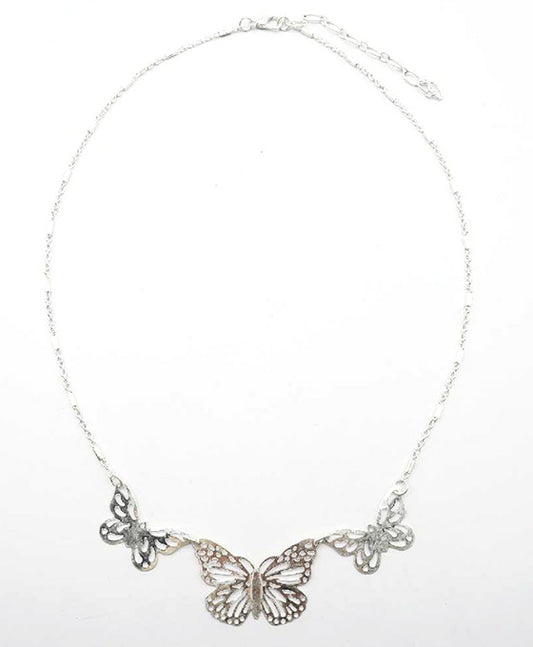 Butterfly Metal Necklace