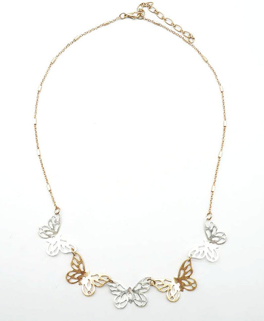 Butterfly Metal Necklace