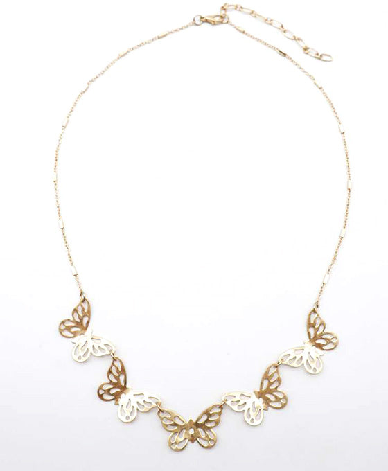 Butterfly Metal Necklace