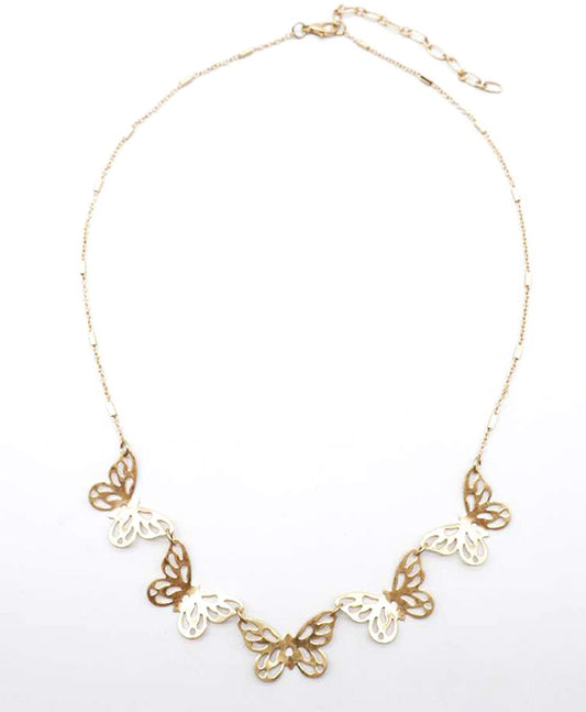 Butterfly Metal Necklace