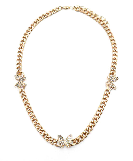 Butterfly Chain Necklace