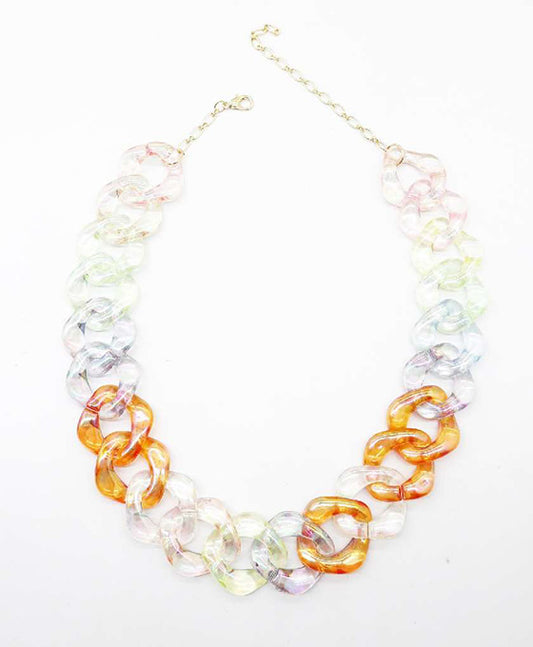 Acetate Linked Necklace