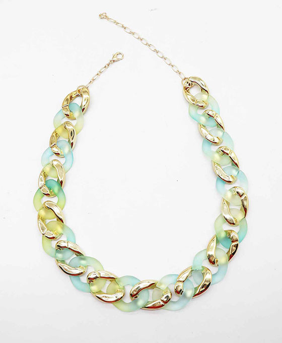 Acetate Linked Necklace
