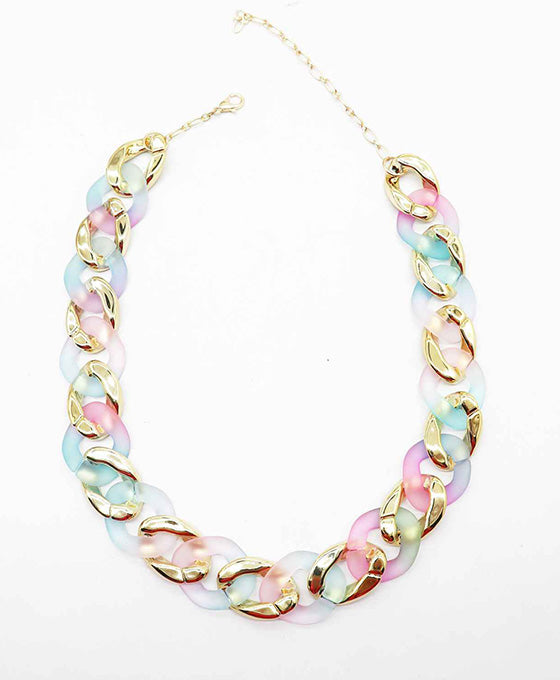 Acetate Linked Necklace