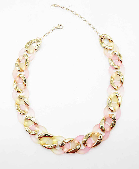 Acetate Linked Necklace