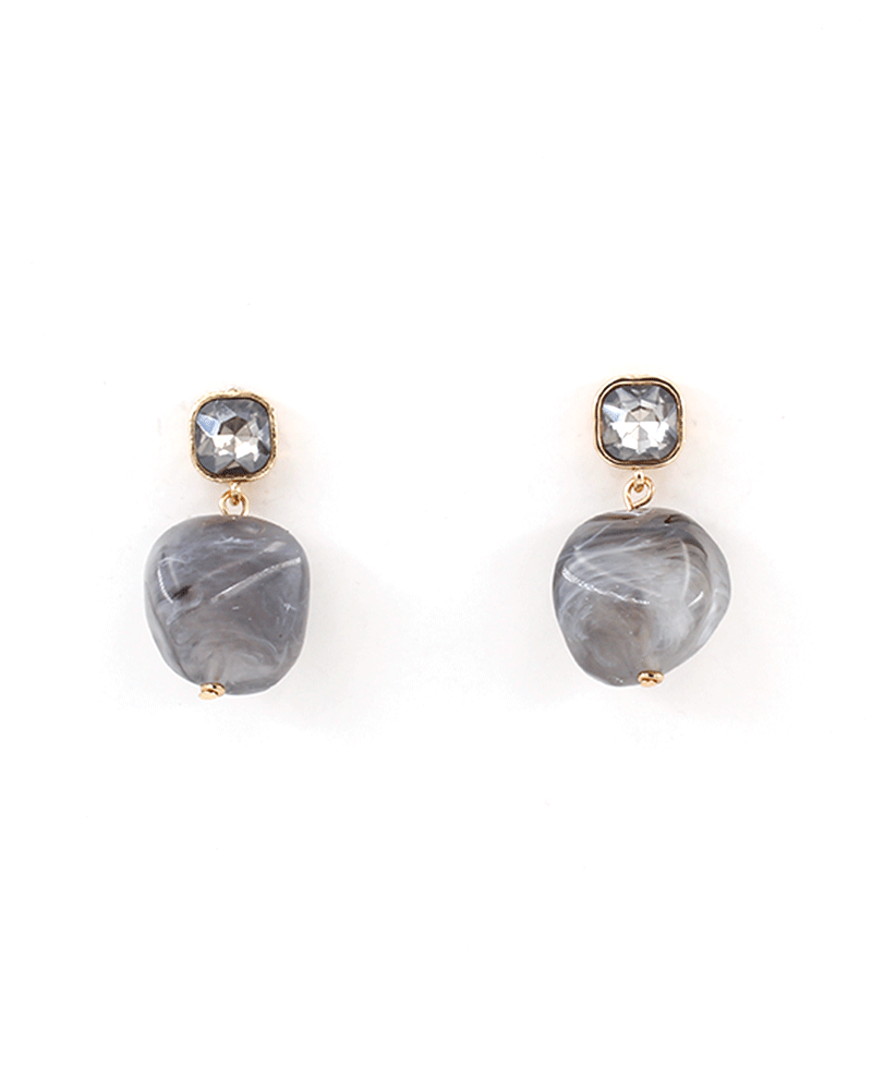 Marble Stone Dangle Earring