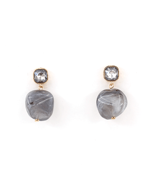 Marble Stone Dangle Earring
