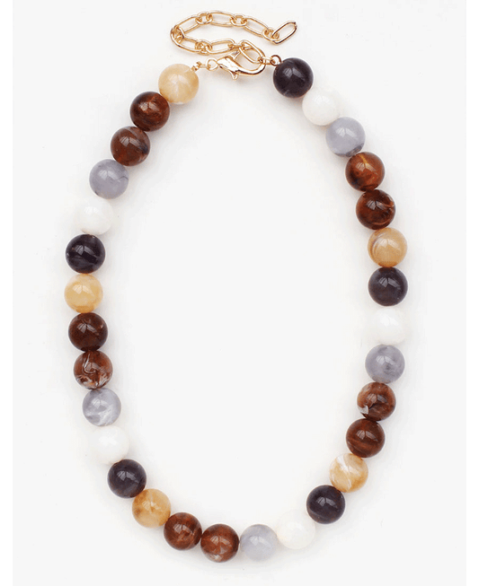 Multi Colored Beads Necklace