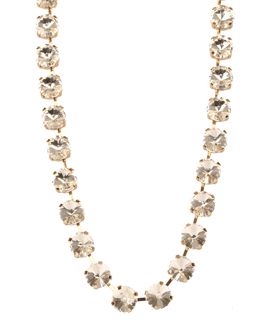 12mm Rhinestone Necklace - 16"