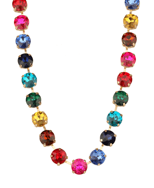 12mm Rhinestone Necklace - 16"