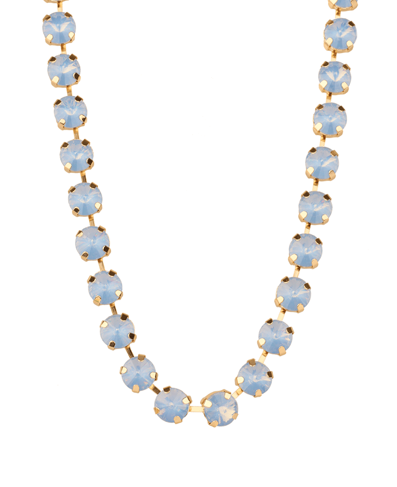 Rhinestone Short Necklace - 15"