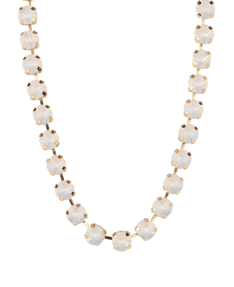 Rhinestone Short Necklace - 15"