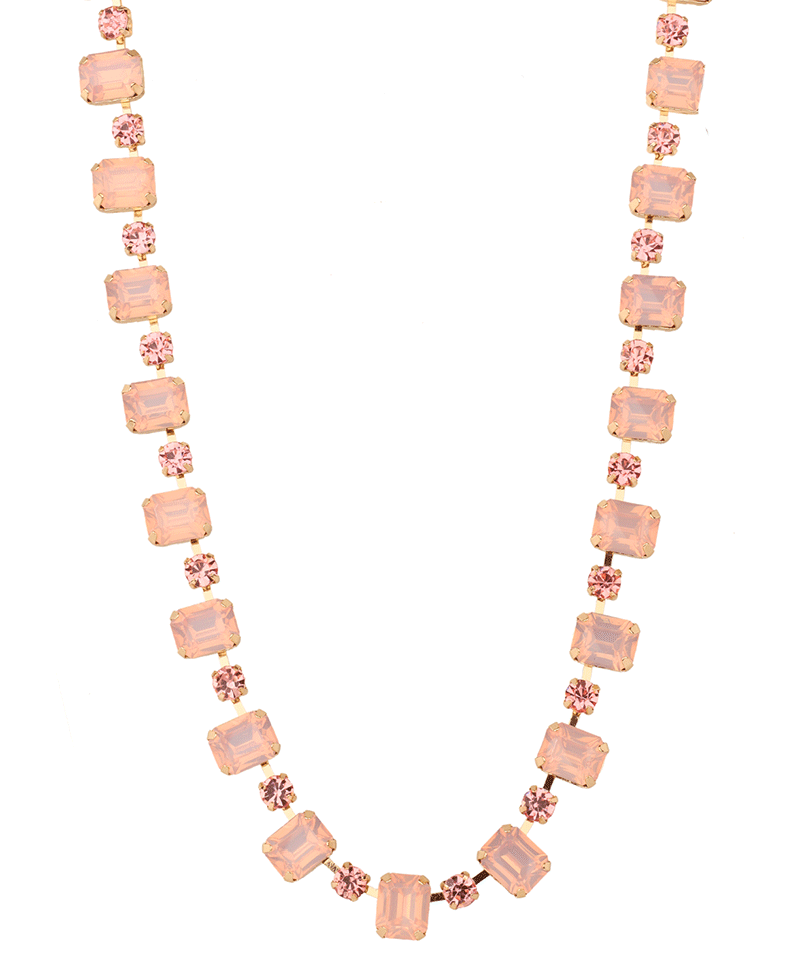 Rhinestone Necklace - 16"