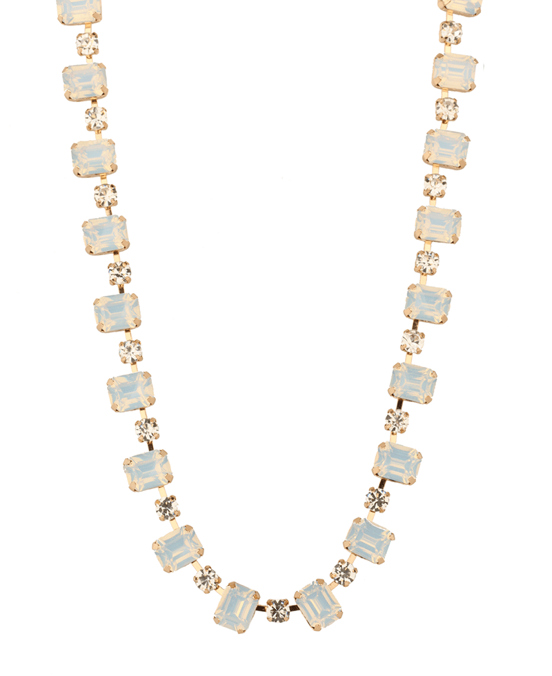 Rhinestone Necklace - 16"