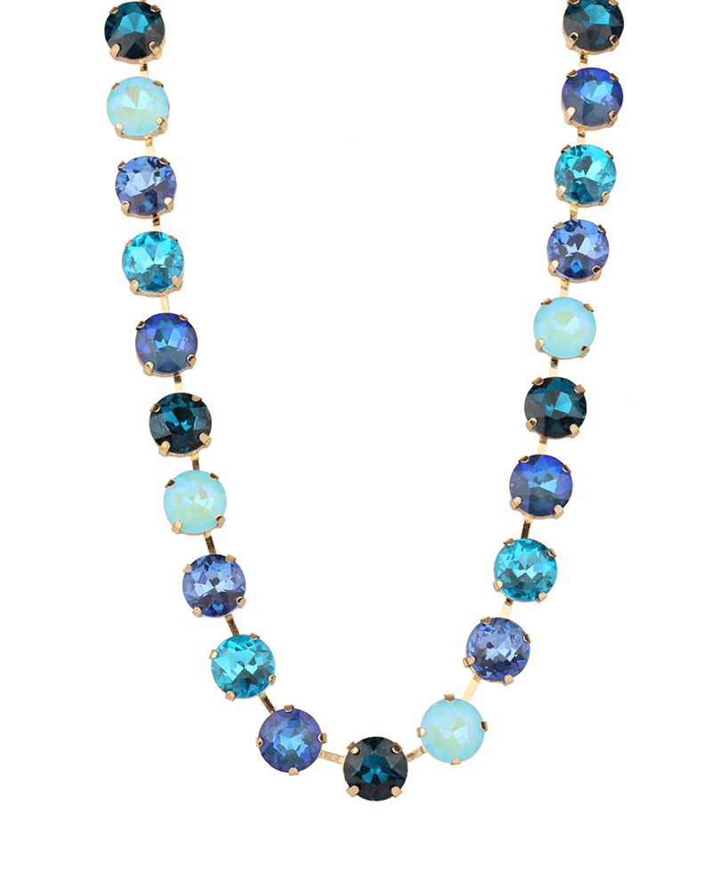 12mm Rhinestone Necklace - 16"