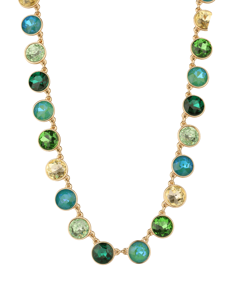 Rhinestone Necklace - 16"