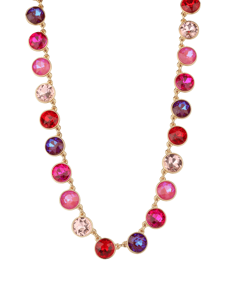 Rhinestone Necklace - 16"