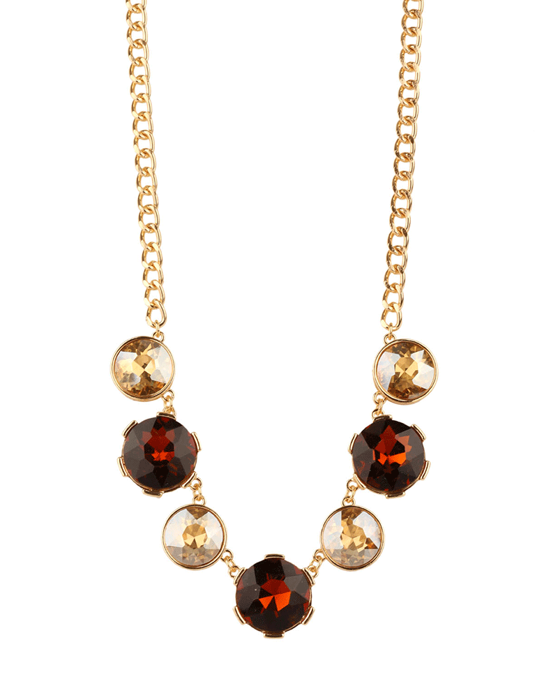 Rhinestone Chain Necklace