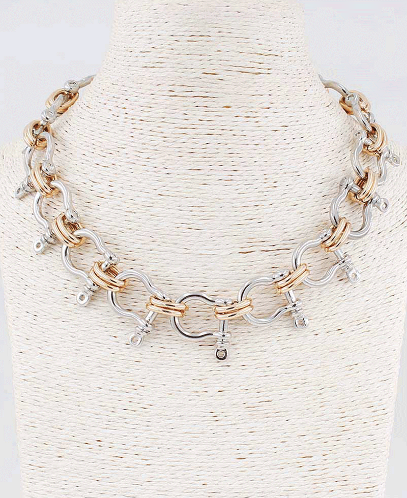 Horsebit Link Chain Necklace