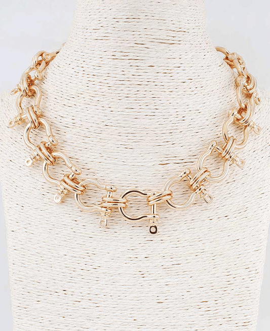 Horsebit Link Chain Necklace