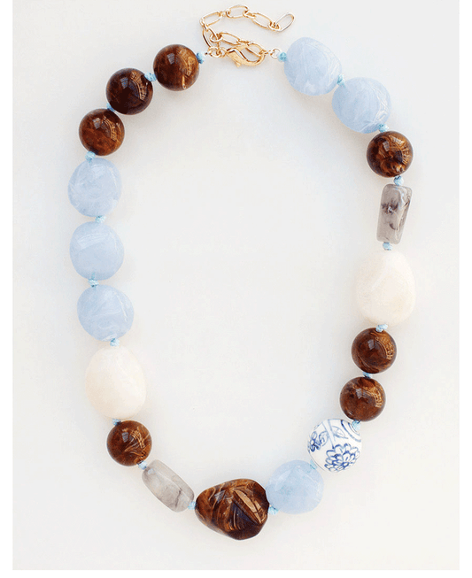 Mixed Bead Statement Necklace