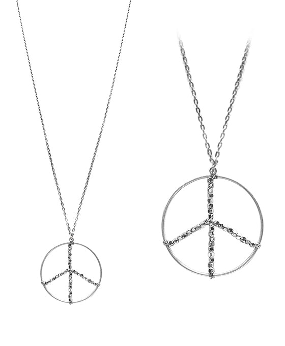 Peace Sign Pendant Necklace