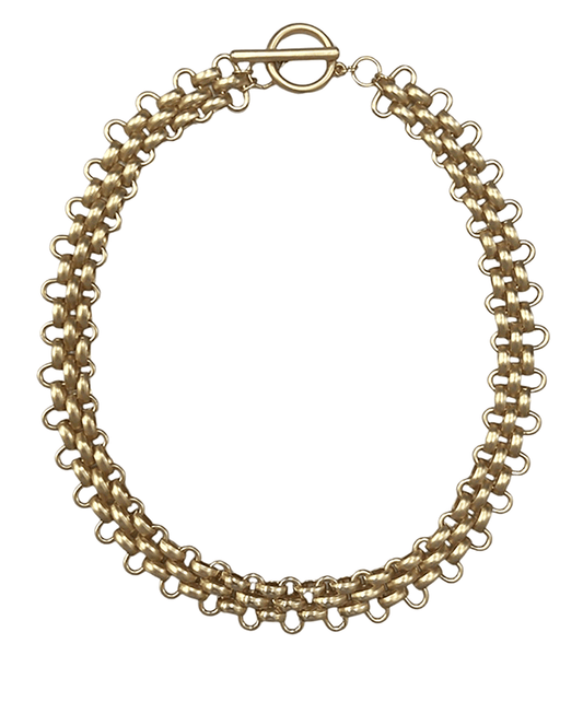 Linked Toggle Short Necklace
