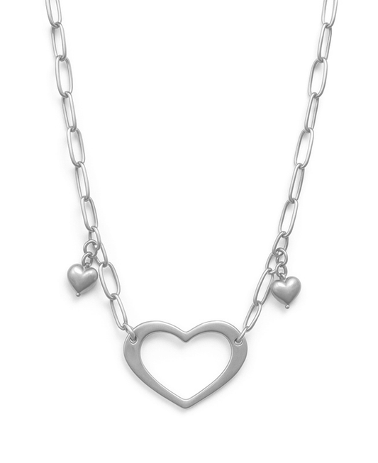 Heart Chain Short Necklace