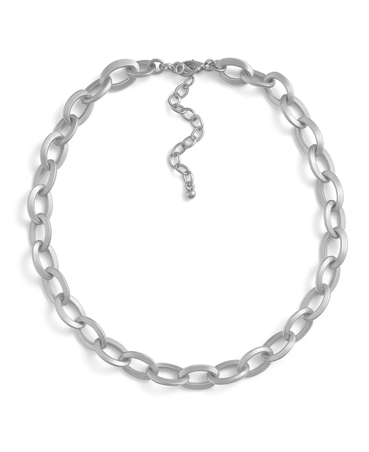 Oval Linked Short Necklace
