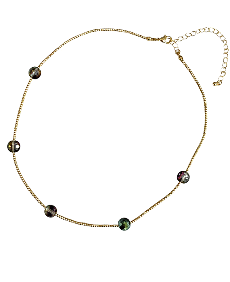 Stone Station Short Necklace
