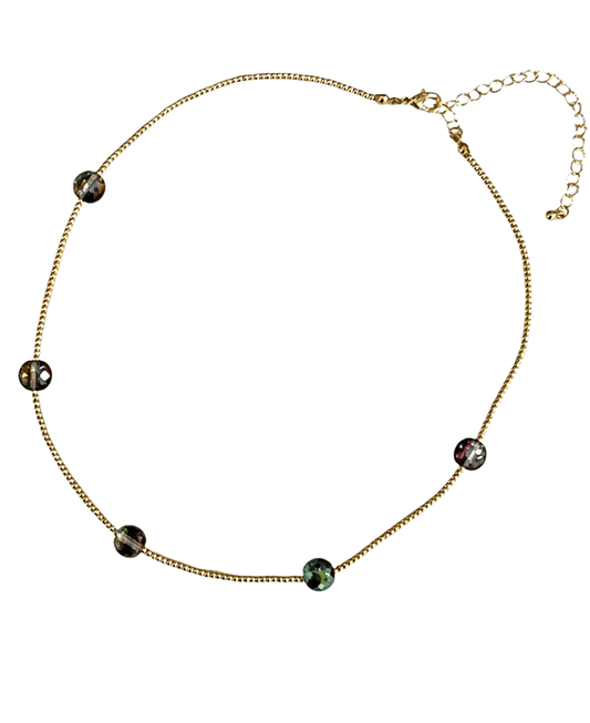 Stone Station Short Necklace