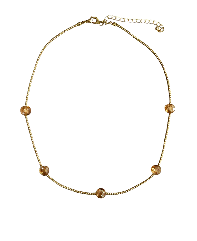 Stone Station Short Necklace