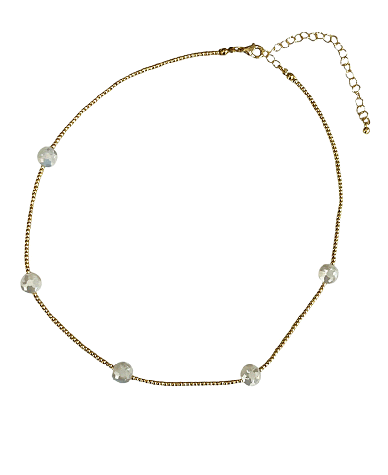 Stone Station Short Necklace