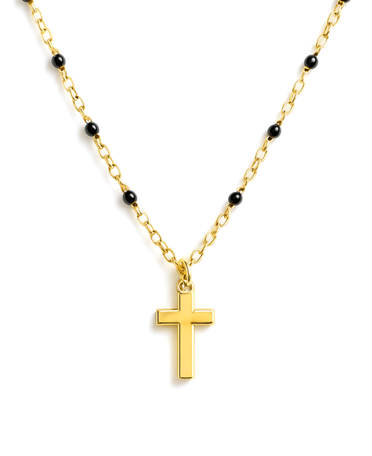 Cross Chain Short Necklace