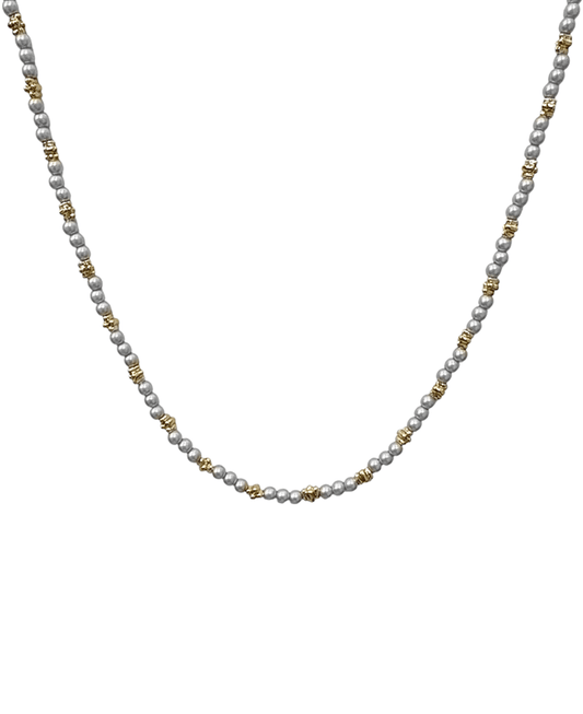 Multi Bead Short Necklace