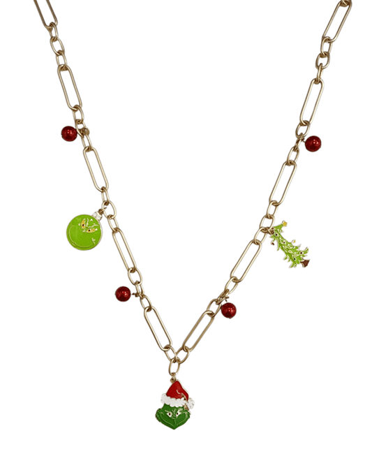 Christmas Charms Chain Short Necklace