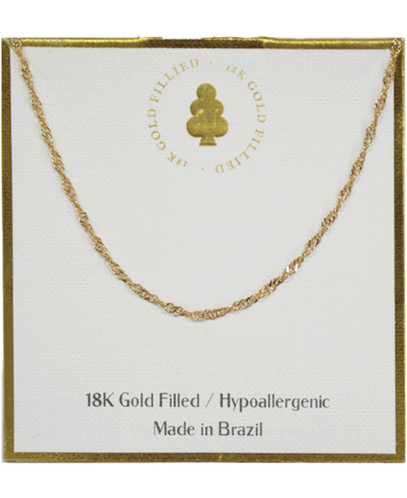 18K Gold Filled Necklace - 16"