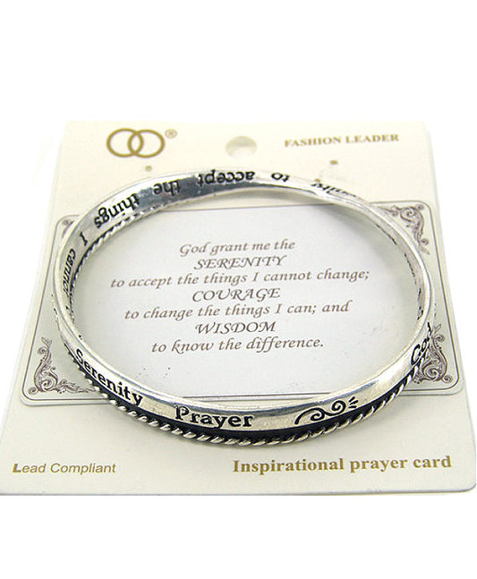 SERENITY PRAYER Twist Bracelet