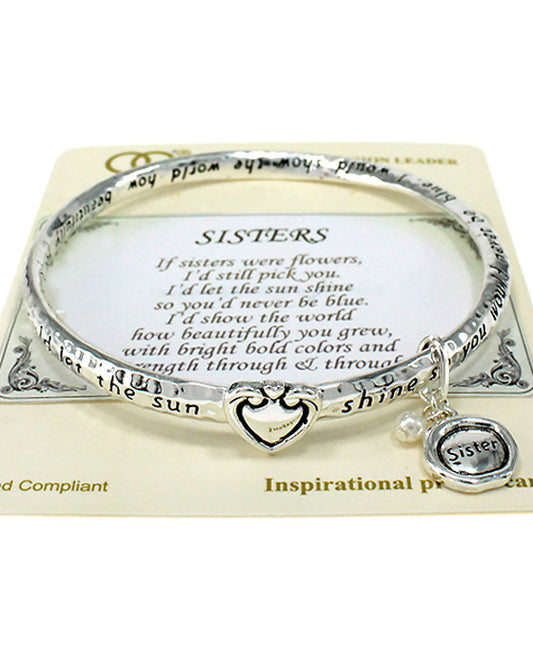 SISTER Hammer Texture Twist Bangle