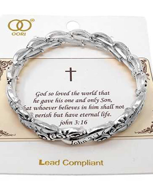 JOHN 3:16 Stretch Bracelet