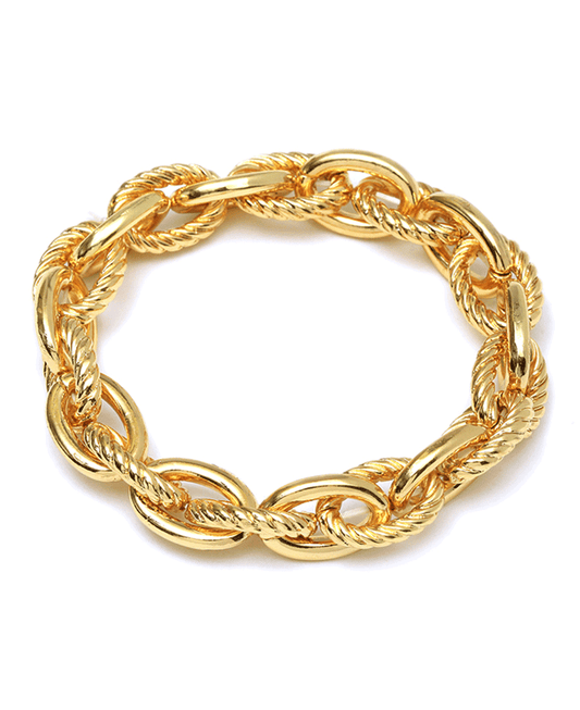 Metal Link Elastic Bracelet