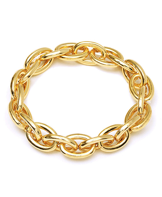 Metal Link Elastic Bracelet