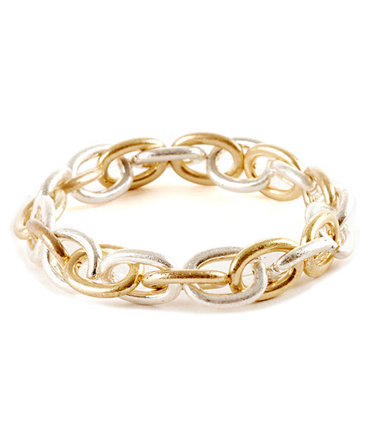 Metal Link Elastic Bracelet