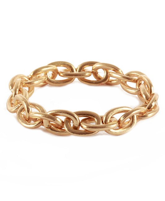 Metal Link Elastic Bracelet