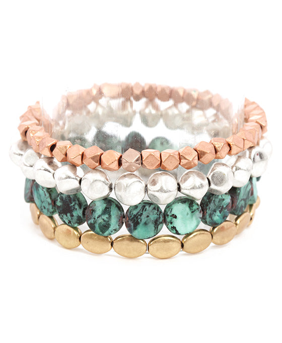 Multi Layered Elastic Bracelet