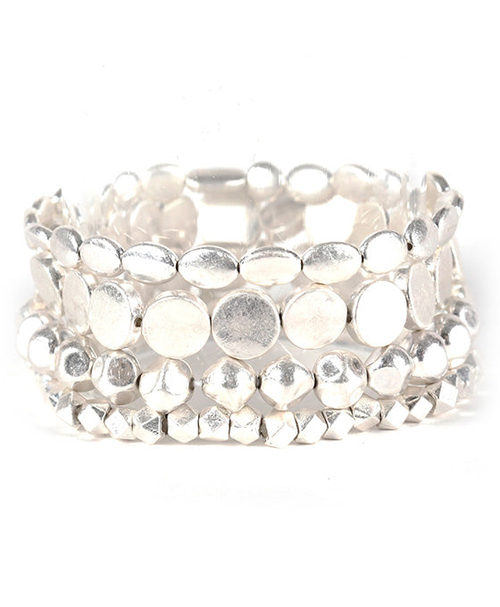 Multi Layered Elastic Bracelet